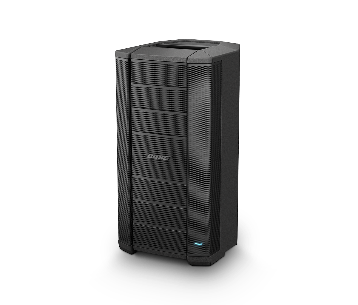 Bose F1 Model 812 portable powered loudspeaker, shown from the front at an angle.
