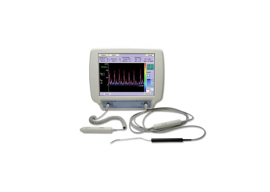 Hadeco DVM-4500 Doppler system with display and probes