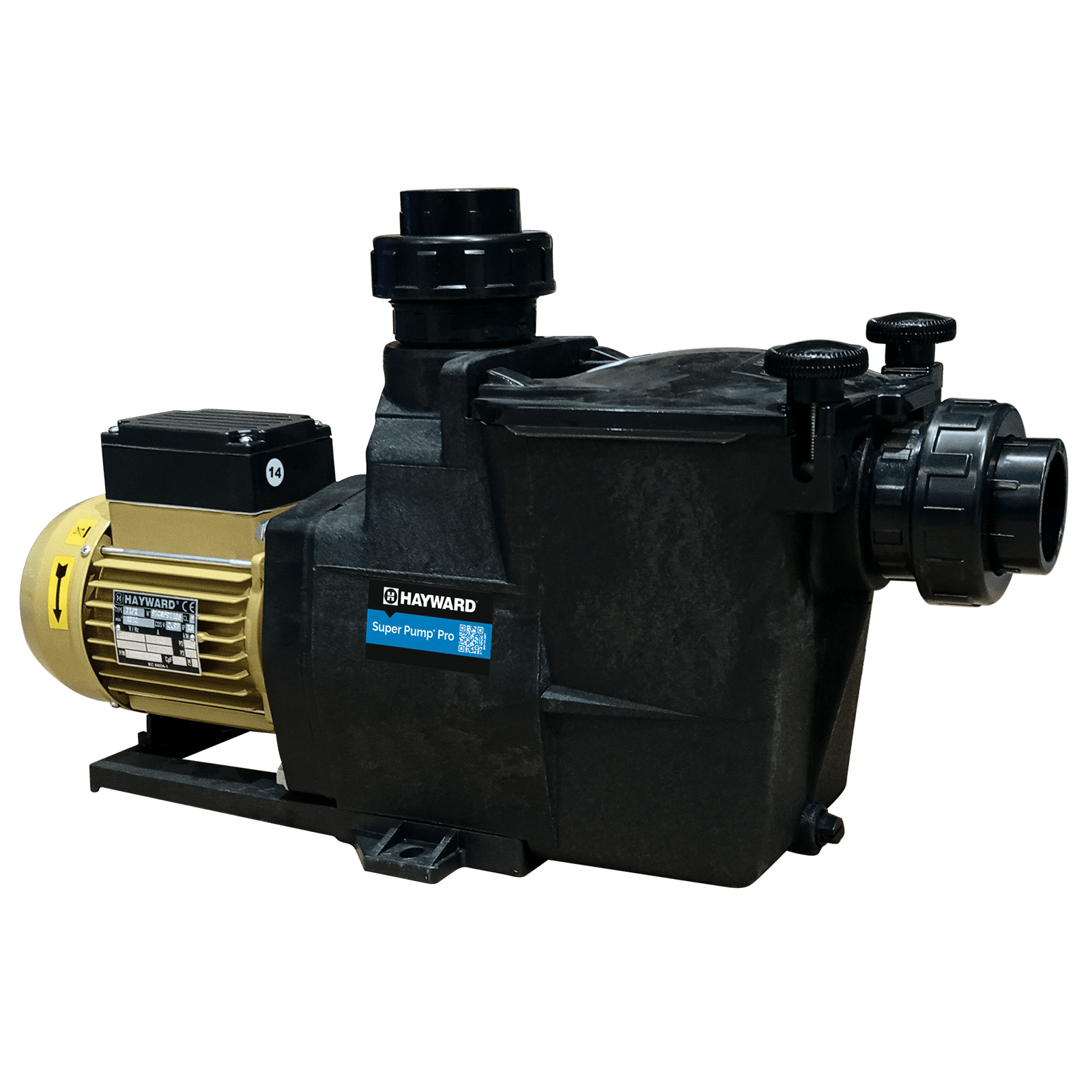 Hayward Super Pump Pro swimming-pool pump with a black strainer housing and motor