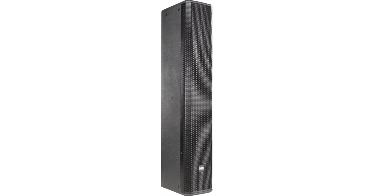 Black DAD ARK426A active column loudspeaker from Music & Lights.