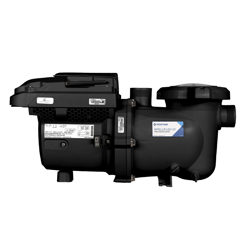 Pentair IntelliFlo3 swimming-pool circulation pump with an integrated control panel